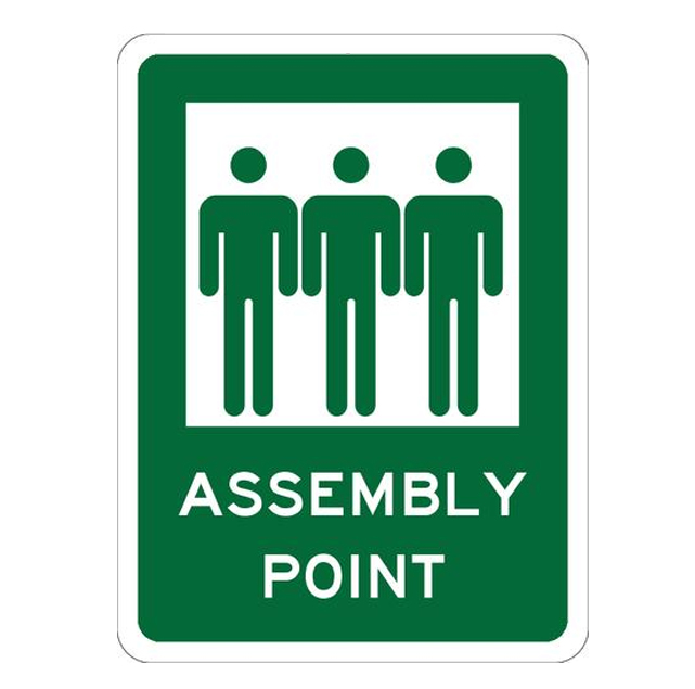 Assembly Point Sign Fire Med Solutions