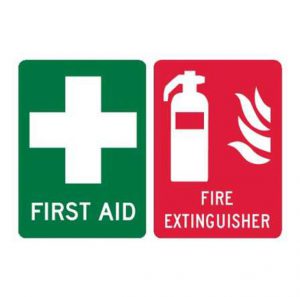 First Aid / Fire Extinguisher Sticker | Fire-Med Solutions